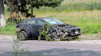 TRAGEDIA. Mueren una mujer y un hombre en un accidente entre un auto y una motocicleta
