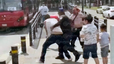 VIDEO. “Los niños Fernanda, los niños wey”; graban pelea entre parejas en estación del Metrobús