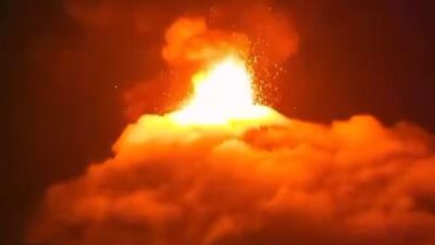 VIDEO: ‘Volcán de Fuego’ entra en erupción y gobierno declara ‘alerta de peligro’