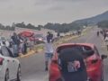 VIDEO. ‘Arrancones’ clandestinos terminan en balacera este domingo en Edomex