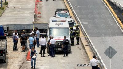 TRAGEDIA. María del Carmen no vio venir la muerte; su camioneta quedó aplastada en un instante