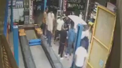 VIDEO: Extorsionadores balean a empleados de llantera por no pagar 100 mil pesos