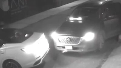 VIDEO: Vecino es ‘levantado’ en una camioneta con códigos de policía