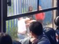 VIDEO. Choferes de camiones bajan a solucionar sus problemas a golpes