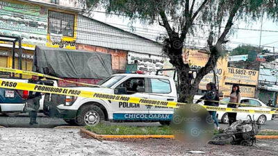 IMPACTO. Motociclista choca contra un árbol y muere sobre la carretera México – Texcoco