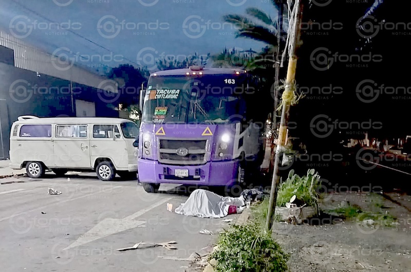 TRAGEDIA. ‘El Jarocho’ intentó cruzar una avenida y murió arrollado por un autobús