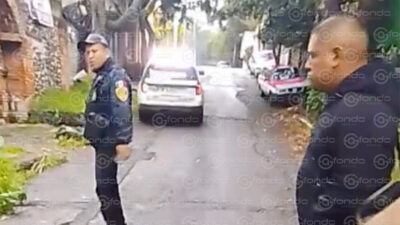 VIDEO. Reconocen a falsos policías como secuestradores; operan en la zona de La Marquesa