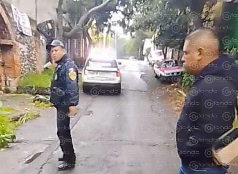 VIDEO. Reconocen a falsos policías como secuestradores; operan en la zona de La Marquesa