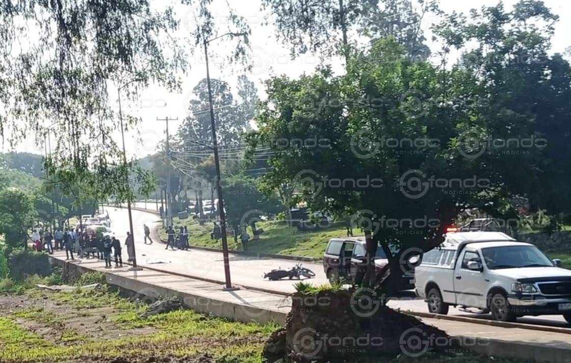 VELOCIDAD: Dos hombres iban muy rápido en una moto y ambos terminaron muertos
