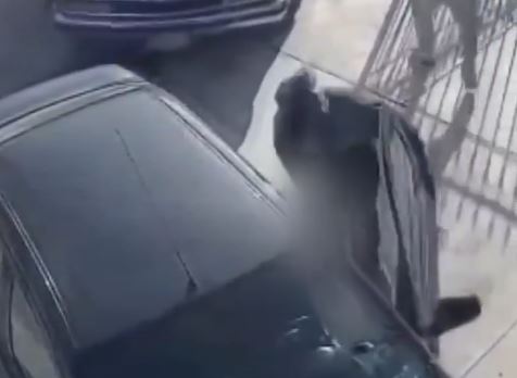 VIDEO: Empresario escapa de varios criminales que se lo iban a llevar