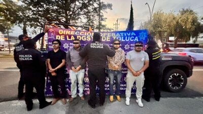 PERSECUCIÓN: Policías de Toluca capturan a ladrones de ganado y recuperan 9 borregos