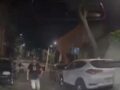 VIDEO: ‘¡Bájate!’; conductor logra escapar de violentos sujetos que le montaron un choque