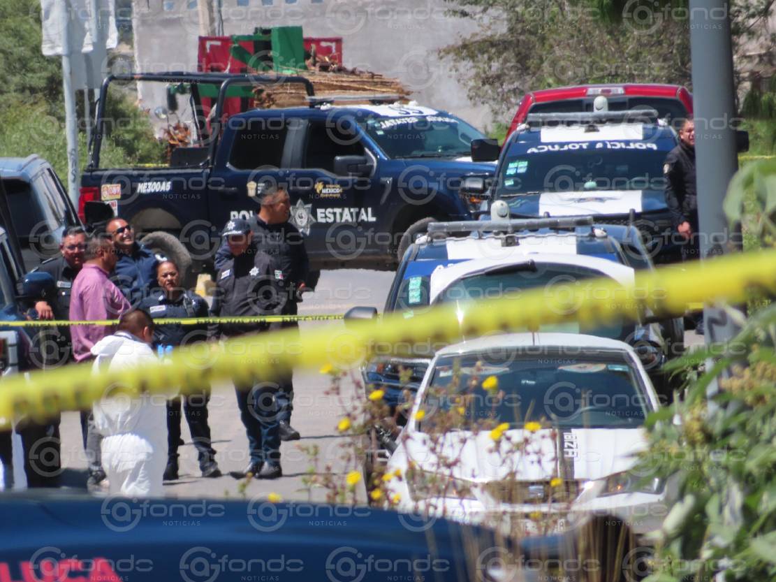 Escena del crimen en San Antonio Buenavista