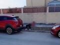 VIDEO: Borracha de 17 años se queda dormida en la banqueta y su bebé lloraba por comida