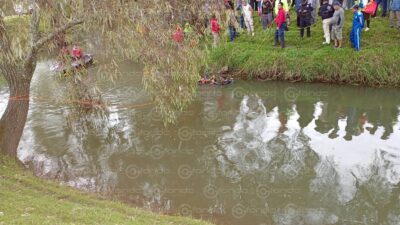 DRAMA: Un joven que convivía con la familia cayó al río hace 4 días y no lo encuentran