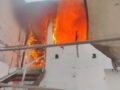 VIDEO: Sujeto fumó antes de salir y su colilla mal apagada provocó un incendio