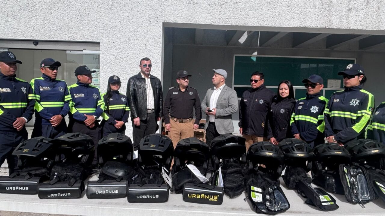 SEGURIDAD: Guardianes Ciclistas de Toluca reciben equipo de protección y herramientas