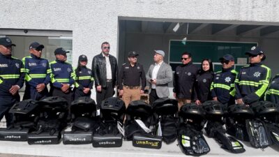SEGURIDAD: Guardianes Ciclistas de Toluca reciben equipo de protección y herramientas