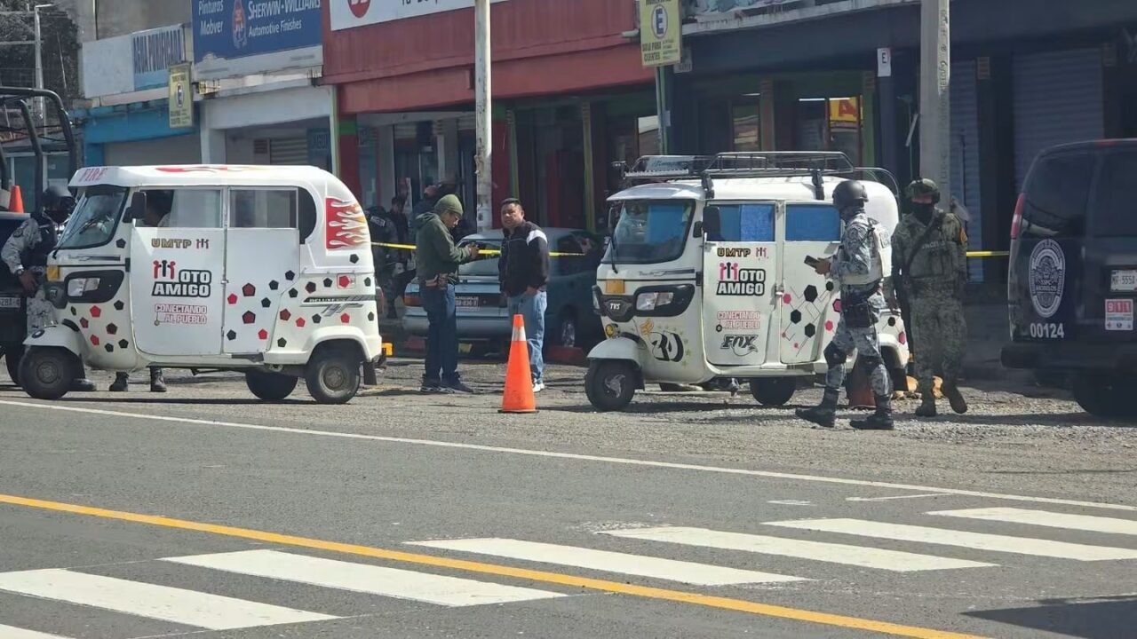 TERRIBLE: Sicarios matan a taxista y a un padre que llevó a sus hijas al camión