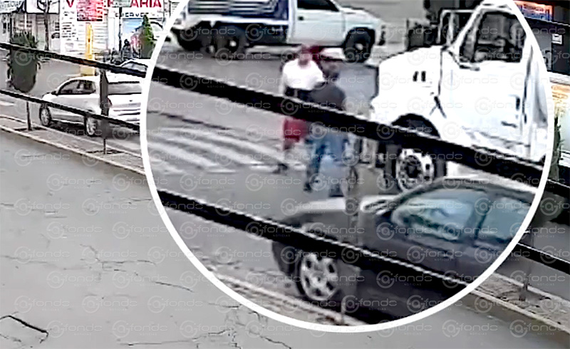 VIDEO. Pipero le clava un hacha en la cabeza a conductor de taxi por aplicación en Edomex