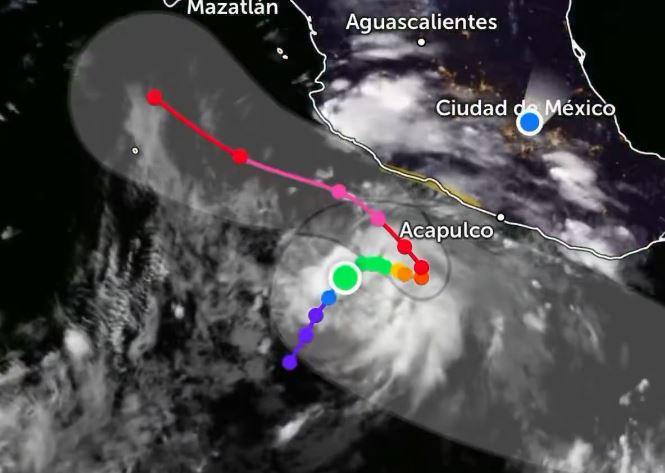 URGENTE: Tormenta tropical ‘Polo’ se convierte en huracán y se espera que sea categoría 5