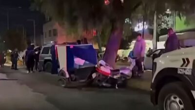 VIDEO: Conductor borracho mata a un mototaxista; vecinos impidieron que huyera