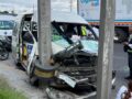 ÚLTIMA HORA: Combi llena de pasajeros queda destrozada en autopista de Edomex