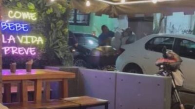 VIDEO. Banda de ‘montachoques’ dan golpiza a conductor; también le robaron sus pertenencias