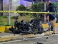 VIDEO. Motociclista a toda velocidad no vio un tráiler estacionado y murió estrellado