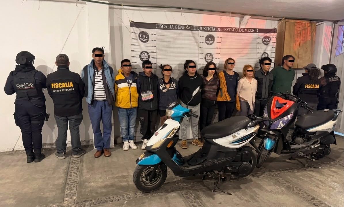CATEO: Policía de Toluca hace operativo; detienen a 10 y aseguran motonetas