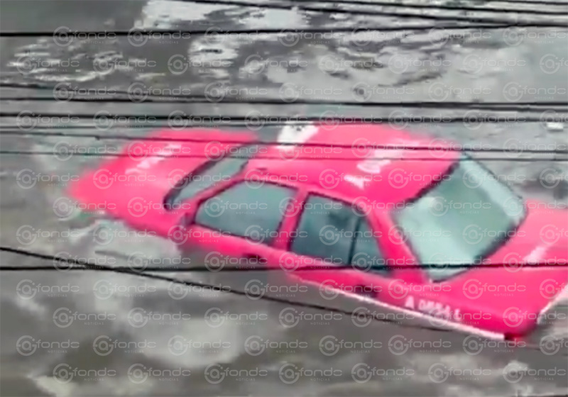VIDEO. Fuertes lluvias dejan severas afectaciones este martes en la Ciudad de México