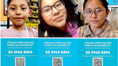 ALERTA. Tres hermanitos fueron secuestrados con violencia; familiares creen que estarían en Edomex