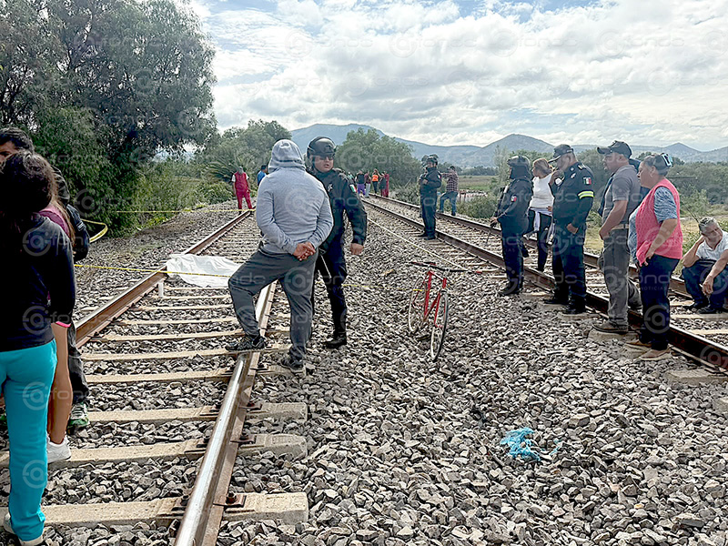 TRAGEDIA. Jovencito de 16 años muere tras ser arrollado por el tren en Edomex