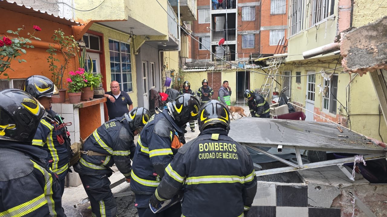 ALERTA: Cuarto improvisado se derrumba en una unidad habitacional