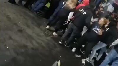 VIDEO: Botellazos y disparos se desatan durante fiesta patronal; hay heridos