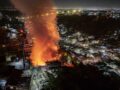 VIDEO: Mega incendio provoca movilización y deja a seis familias sin hogar