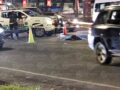 VIDEO. Él intentó cruzar la carretera de noche y murió arrollado por un camión de pasajeros