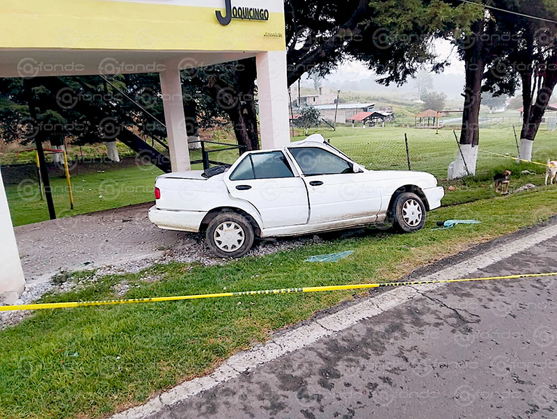 TERRIBLE. Iván tenía 30 años; chocó su auto contra un módulo de policía y murió en Edomex